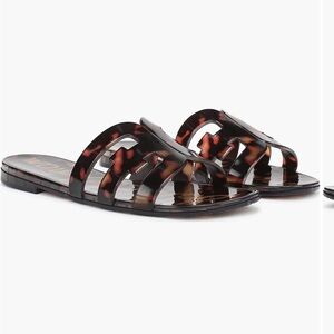 Sam Edelman Bay Slide Jelly Sandal Women's Tortoise - Brown/Black